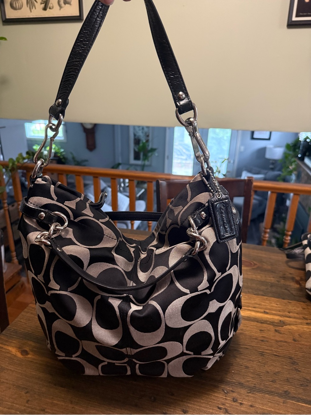 COACH BROOK SIGNATURE HOBO